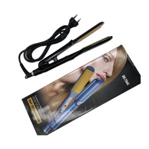The BR-7944 ceramic hair straightener hair perfectly straightened in Morocco with Brefshop