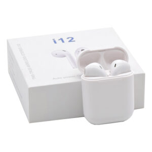 Bluetooth Wireless Earphones i12 compatible with iOS and Android airpods airbuds in Morocco with Brefshop