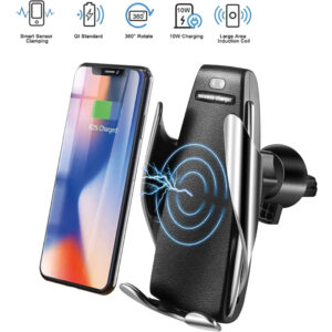 Wireless car charger with automatic clamping and motion detection in Morocco with Brefshop