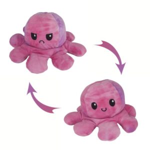 Peluche Octopus Reversible en Coton Jouet de Qualite pour Enfant et Adulte au Maroc BrefShop