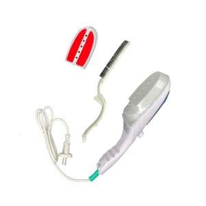 Accessoires du défroisseur vapeur Tobi : brosses pour tissus délicats et manuel d'utilisation.
