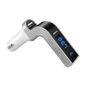 Chargeur USB voiture rapide 3.4A avec fente pour carte TF et connectivité Bluetooth pour smartphone