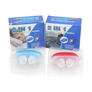 Dispositif anti ronflement confortable et discret en silicone pour la nuit et les voyages.