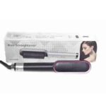 فرشاة فرد الشعر ساخنة سيراميك مكواة شعر احترافية درجة حرارة قابلة للتعديل فرد الشعر حماية أطراف الشعر التالفة