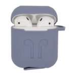 غطاء AirPods 1 2 جراب سيليكون AirPods حماية ضد الصدمات حافظة اكسسوار مقاوم غبار رياضة سماعات لاسلكية Earpod مطر ثلج بقع رمادي