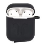 غطاء AirPods 1 2 جراب سيليكون AirPods حماية ضد الصدمات حافظة اكسسوار مقاوم غبار رياضة سماعات لاسلكية Earpod مطر ثلج بقع اسود