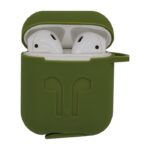 غطاء AirPods 1 2 جراب سيليكون AirPods حماية ضد الصدمات حافظة اكسسوار مقاوم غبار رياضة سماعات لاسلكية Earpod مطر ثلج بقع اخضر