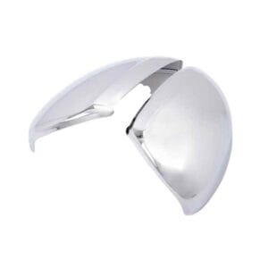 Détail du cache rétroviseur VW Tiguan en ABS chrome brillant, vue de près pour apprécier la qualité