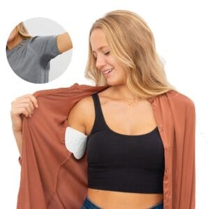 Coussinet anti transpirant jetable adhésif pour aisselles, garantit fraîcheur et discrétion toute la journée.