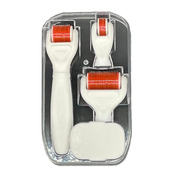 ديرما رولر أسطوانة ميكرونيدل مجموعة علاج الكولاجين نيدلينغ منزلي مضاد للشيخوخة للوجه ميكرونيدلينغ احترافي ندبات تجديد تجاعيد 1.5 1 0.5 ملم حب الشباب ترميم البشرة السيلوليت