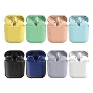 Écouteurs sans fil Inpods 12 noirs pour écouter de la musique en mouvement