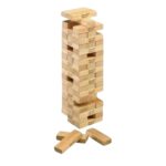 jeu jenga en bois jeux nature ludo educatif construction jouet montessori adresse enfant adulte soiree equilibre motricite fine societe durable concentration famille