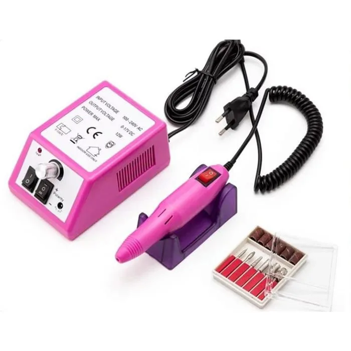 lime a ongles electrique ponceuse kit manucure pedicure gel acrylique professionnelle outil cuticules usage domestique 6 tete faible vibration polissage naturel appareil accessoire mercedes