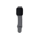 montre connectee Pro intelligente tactile connectée etanche ios android appel GPS frequence cardiaque sport sommeil charge sans fil notification message iphone 7 jours autonomie gris