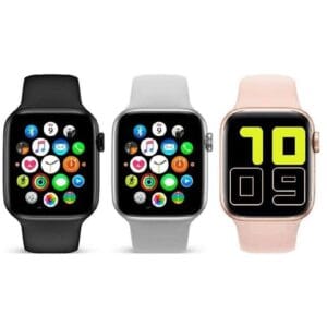 Écran tactile de la montre intelligente T500 affichant l'interface d'appel Bluetooth