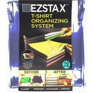 Organisateur de placard transparent pour ranger les vêtements dans une valise