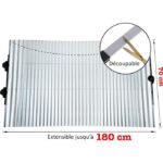 pare soleil voiture retractable brise store protection solaire anti uv pliant cache pliable interieur chaleur reglable habitacle