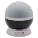 veilleuse etoiles projecteur ciel etoile lampe nuit enfant rotative decoration chambre bebe univers lumiere rotatif colore usb piles apaisante peur noir chevet noir
