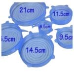 6 Couvercles en Silicone Extensibles Réutilisables – Image 5