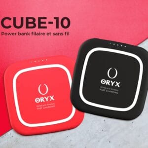 Accessoire de voyage: le power bank ORYX 10000mAh prêt à l'aventure au Maroc.