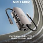 adaptateur oryx Type C Multiport 6 en 1 ethernet usb type c usb type c hdmi mac book