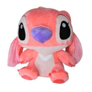 Peluche Stitch 50 cm rose, grande peluche Disney douce pour enfants, nounours très demandé au Maroc