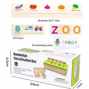 Boite de Classification Montessori – Jeu Educatif en Bois