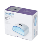 Lampe UV/LED sans fil blanche pour séchage de vernis gel, portable et rechargeable pour manucure et pédicure.