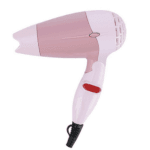 Sèche-Cheveux MAXISALON Professional 1200W – Compact et Pliable, Rose et Blanc – Image 2