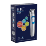 Tondeuse rechargeable HTC AT-526 – Kit complet avec accessoires pour cheveux et barbe