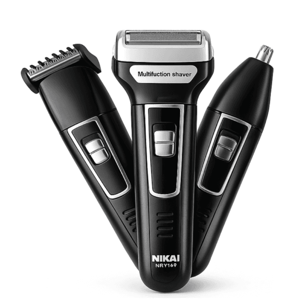 NIKAI NK-7107 - Tondeuse Rechargeable Multifonction 3 en 1