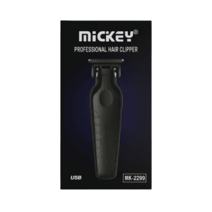 Tondeuse Professionnelle Mickey Kemei MK 2299 outil incontournable coupes cheveux finitions barbe qualité professionnelle, maison salon. Design sans fil recharge USB liberté totale
