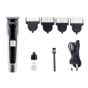 Tondeuse à Cheveux Professionnelle Rechargeable HTC AT-538 4 sabot 3 mm 5 mm 7 mm 9 mm rechargeable corps cheveux barbe
