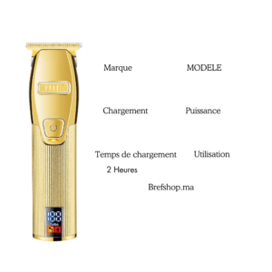 Tondeuse de Finition Professionnelle Rechargeable HTC AT-566 corps barbe cheveux