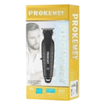 Boîte de la tondeuse de précision PROKEMEY professionnelle avec corps métallique noir et affichage LCD.