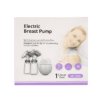 Emballage du tire lait électrique double MY-369 montrant le système de pompage et les éléments inclus