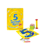 بطاقات أسئلة لعبة فايف سيكوندز جونيور مع فئات بسيطة مناسبة للأطفال ابتداءً من 6 سنوات