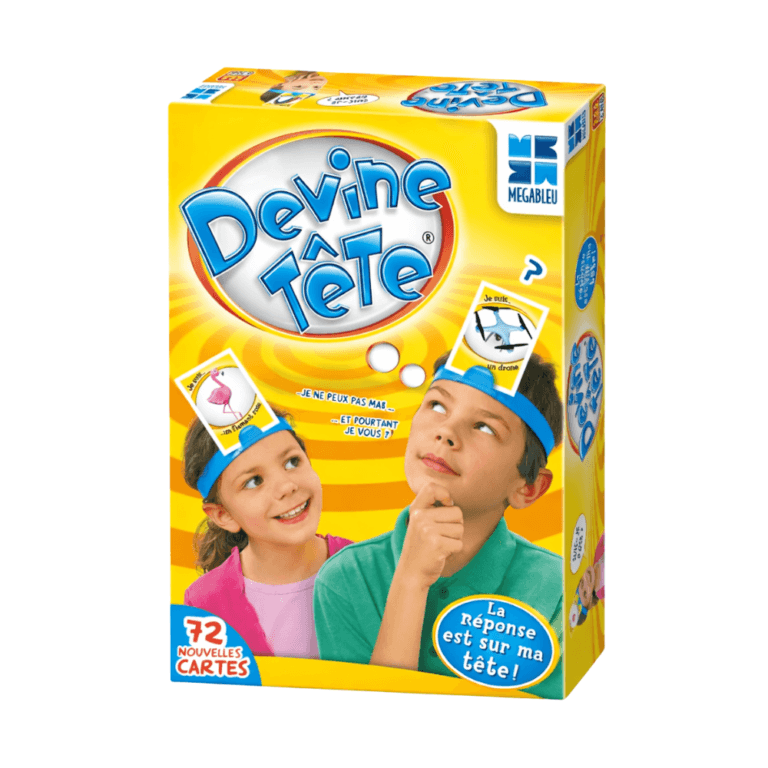 لعبة ديفين تيت مع عصابات الرأس بطاقات مصوّرة رموز وساعة رملية للأطفال ابتداءً من 6 سنوات