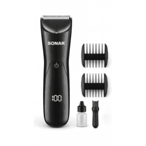 Accessoires tondeuse femme rechargeable USB SONAR SN-232 : sabots, brosse, huile, câble de charge