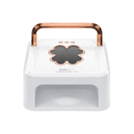 تفاصيل مصباح تجفيف الاظافر سان L1 بقوة 228W تُظهر المؤقت ووضع الحرارة المنخفضة