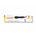 تغليف المشط الحراري الاحترافي من السيراميك الذهبي مع معلومات المنتج واضحة