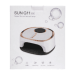 استعمال مصباح تجفيف الأظافر سان G11 ماكس يو في ليد بقوة 288 واط مع مستشعر تلقائي لليدين