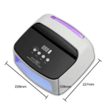 بطارية ومؤقت مجفف الأظافر SUN S4 LED UV القابل لإعادة الشحن