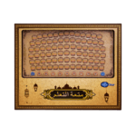 أزرار مصورة للوحة التعليمية العربية تظهر الحروف والسور وأوامر الصوت