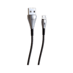 Câble micro USB ORYX SDC-002m tressé noir pour charge rapide et transfert de données au Maroc