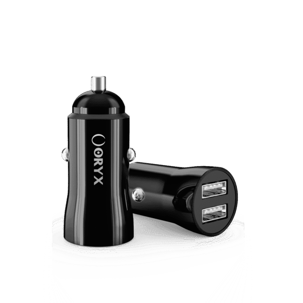 Chargeur Allume Cigare Rapide ORYX double USB 18W pour recharger téléphone en voiture