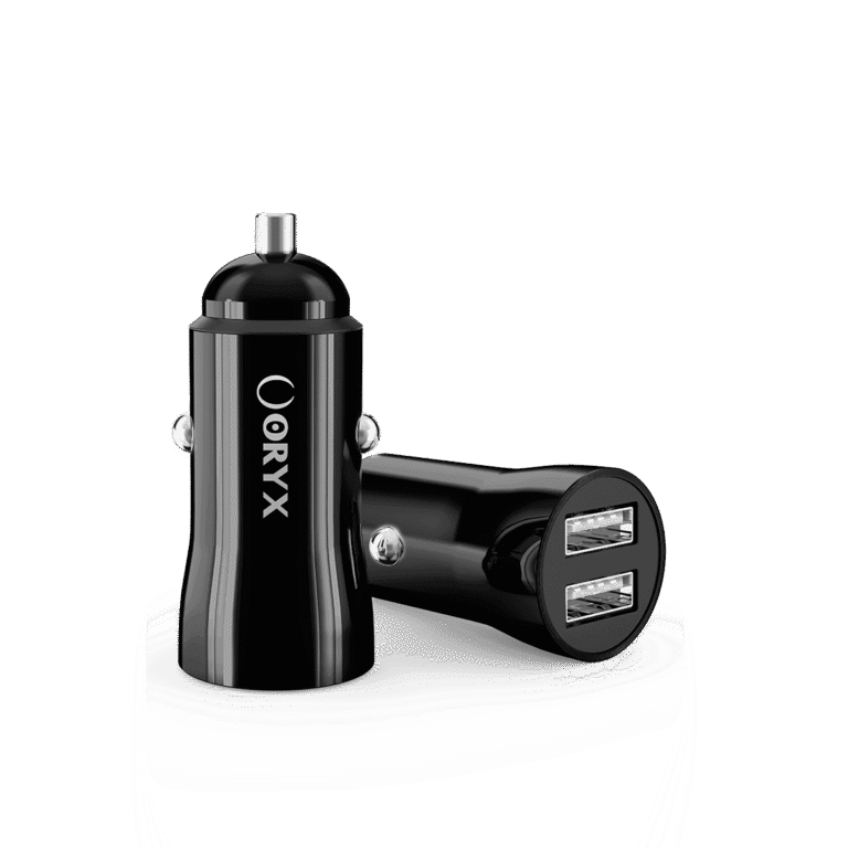 Chargeur Allume Cigare Rapide ORYX double USB 18W pour recharger téléphone en voiture