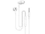 Écouteurs intra-auriculaires NEF-161j ORYX blancs avec connecteur Jack 3.5mm pour smartphone