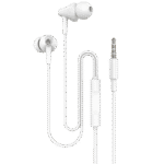 Écouteurs intra-auriculaires NEF-161j ORYX blancs avec connecteur Jack 3.5mm pour smartphone