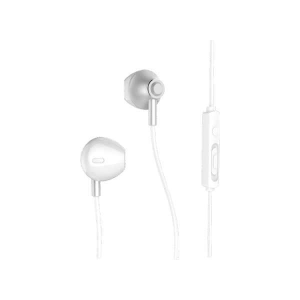 Écouteurs filaires suppression bruit Jack 3.5mm noirs sur un smartphone pour une écoute immersive.